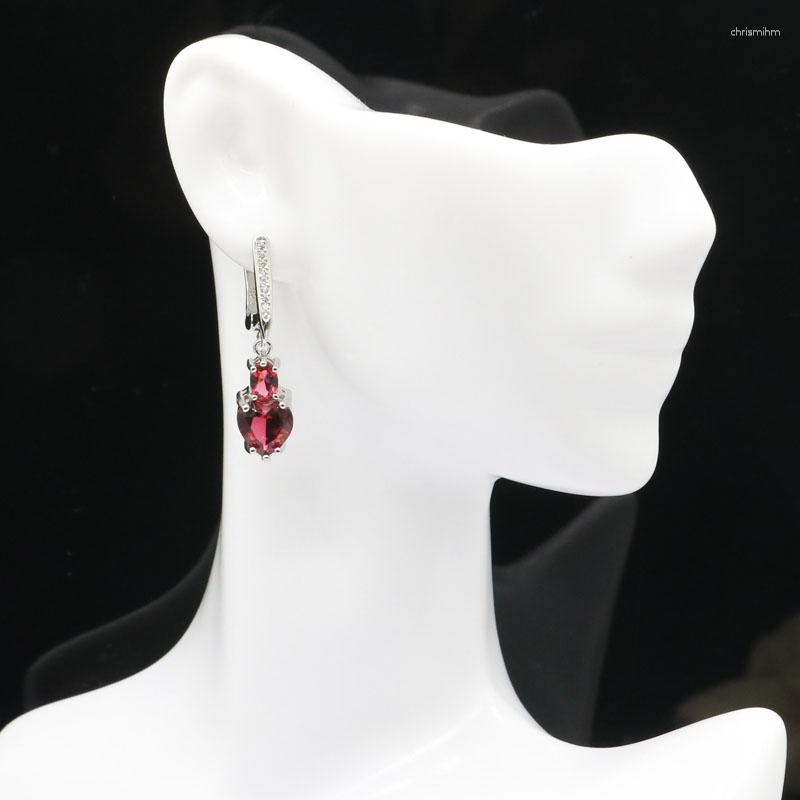 Dangle Earrings 34x8mm SheCrown Lovely Cute Drop Created Green Tsavorite Garnet Rhodolite For Girls Daily Wear Silver Wholesale
Dangle Earrings 34x8mm SheCrown Lovely Cute Drop Created Green Tsavorite Garnet Rhodolite For Girls Daily Wear Silver Wholesale