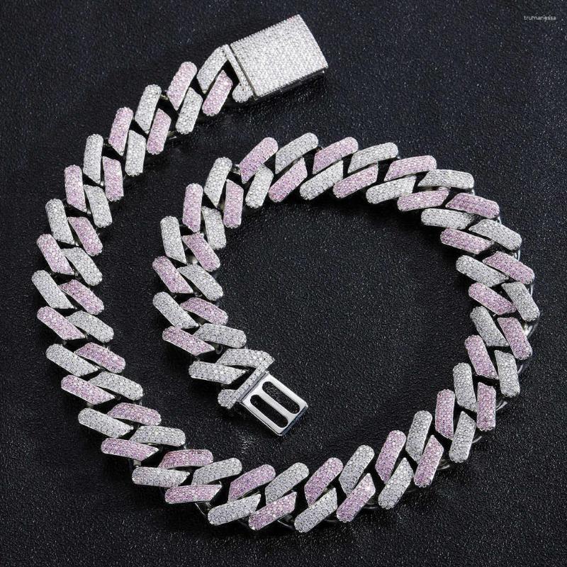 Link Bracelets Chain Hip Hop Copper Micro Inlaid Zircon Gold Electroplating Necklace Pink 20mm Box Buckle Miami Heavy Industry Cuba
Link Bracelets Chain Hip Hop Copper Micro Inlaid Zircon Gold Electroplating Necklace Pink 20mm Box Buckle Miami Heavy Industry Cuba