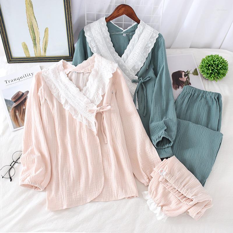 Women's Sleepwear Cute Cotton Pregnancy Pajama Nursing Spring Autumn Lace Pijamas Pregnant Pyjamas Women Maternity Sleep Suit For, Green
Women's Sleepwear Cute Cotton Pregnancy Pajama Nursing Spring Autumn Lace Pijamas Pregnant Pyjamas Women Maternity Sleep Suit For, Green