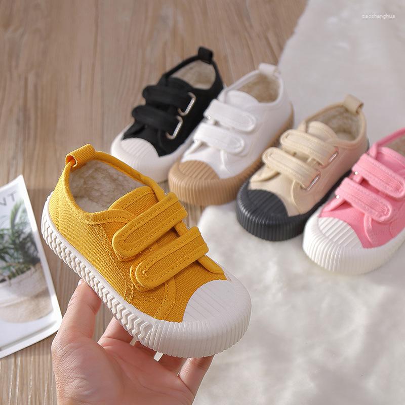 Athletic Shoes Autumn Winter Children Canvas Lamb Wool Warm Plush Hook Loop Boys Girls Casual Anti-kick Kids Sneakers, Khaki
Athletic Shoes Autumn Winter Children Canvas Lamb Wool Warm Plush Hook Loop Boys Girls Casual Anti-kick Kids Sneakers, Khaki