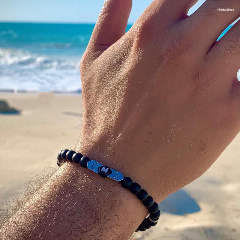 Strand Classic 26 Letter Bracelet Men Simple Handmade 6mm Arrow Hematite Matte Bead For Jewelry Gift
Strand Classic 26 Letter Bracelet Men Simple Handmade 6mm Arrow Hematite Matte Bead For Jewelry Gift
