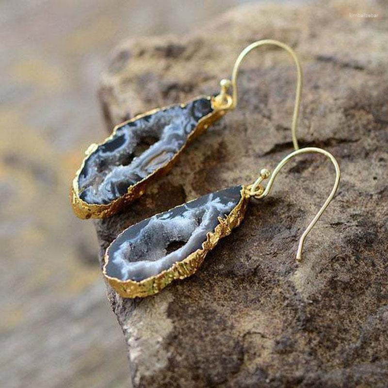 Dangle Earrings Irregular Hollow Geode Druzy Vintage Ethnic Unique Crystal Stone Drop Creative Jewelry
Dangle Earrings Irregular Hollow Geode Druzy Vintage Ethnic Unique Crystal Stone Drop Creative Jewelry