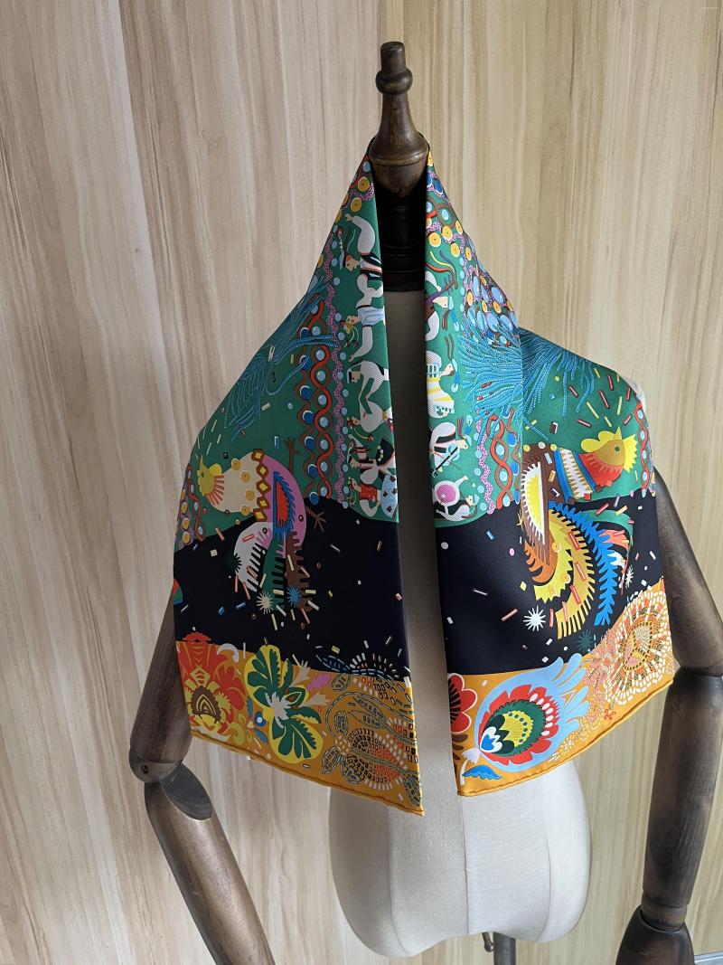 Scarves 2023 Arrival Fashion Brand Black Silk Scarf 90 Cm Square Shawl Twill Wrap For Women Lady Hijab
Scarves 2023 Arrival Fashion Brand Black Silk Scarf 90 Cm Square Shawl Twill Wrap For Women Lady Hijab
