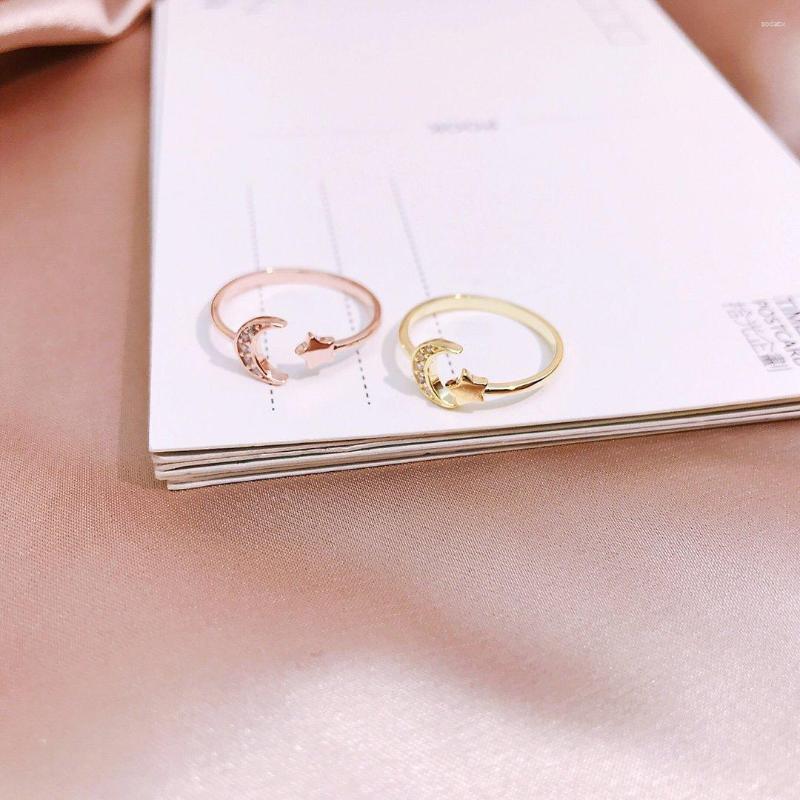Cluster Rings Real 925 Sterling Silver Luxury Openable Exquisite Dazzling Moissanite Charming Shiny Ring Women Enchanting Moon And Star
Cluster Rings Real 925 Sterling Silver Luxury Openable Exquisite Dazzling Moissanite Charming Shiny Ring Women Enchanting Moon And Star