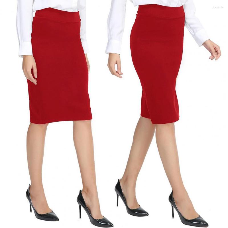 Skirts Sexy Women Sheath Business Stewardess OL High Waist Skinny Solid Color Elastic Slim Knee Length Skirt Work, Black
Skirts Sexy Women Sheath Business Stewardess OL High Waist Skinny Solid Color Elastic Slim Knee Length Skirt Work, Black
