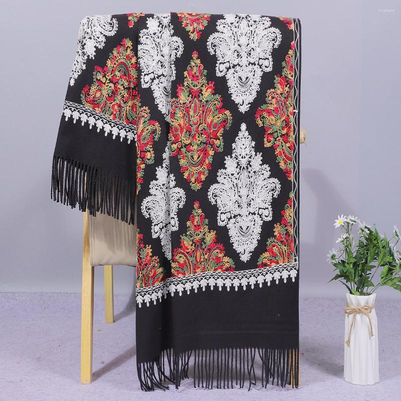 Scarves Shawls Wrap Embroidery Echarpes Pashmina Women Cachecol Feminino Tassels Mujer Bufanda Tippet Imitation Cashmere Muffler
Scarves Shawls Wrap Embroidery Echarpes Pashmina Women Cachecol Feminino Tassels Mujer Bufanda Tippet Imitation Cashmere Muffler
