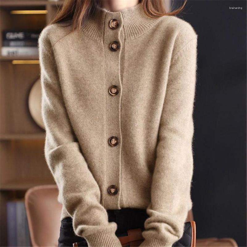 Women' Knits 2023 Fall Winter Luxury Knitted Tops Cardigans Woman Autumn Fashion Korean Cashmere Sweater Vintage Sweaters Cardigan For, Caramel
Women' Knits 2023 Fall Winter Luxury Knitted Tops Cardigans Woman Autumn Fashion Korean Cashmere Sweater Vintage Sweaters Cardigan For, Caramel