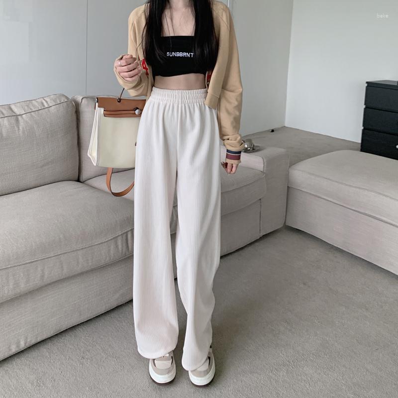 Women's Pants Elastic High Waist Long Women Casual Wide Leg Trousers Vintage Sport Korean Streetwear Warm Loose Harajuku M693, Brown
Women's Pants Elastic High Waist Long Women Casual Wide Leg Trousers Vintage Sport Korean Streetwear Warm Loose Harajuku M693, Brown