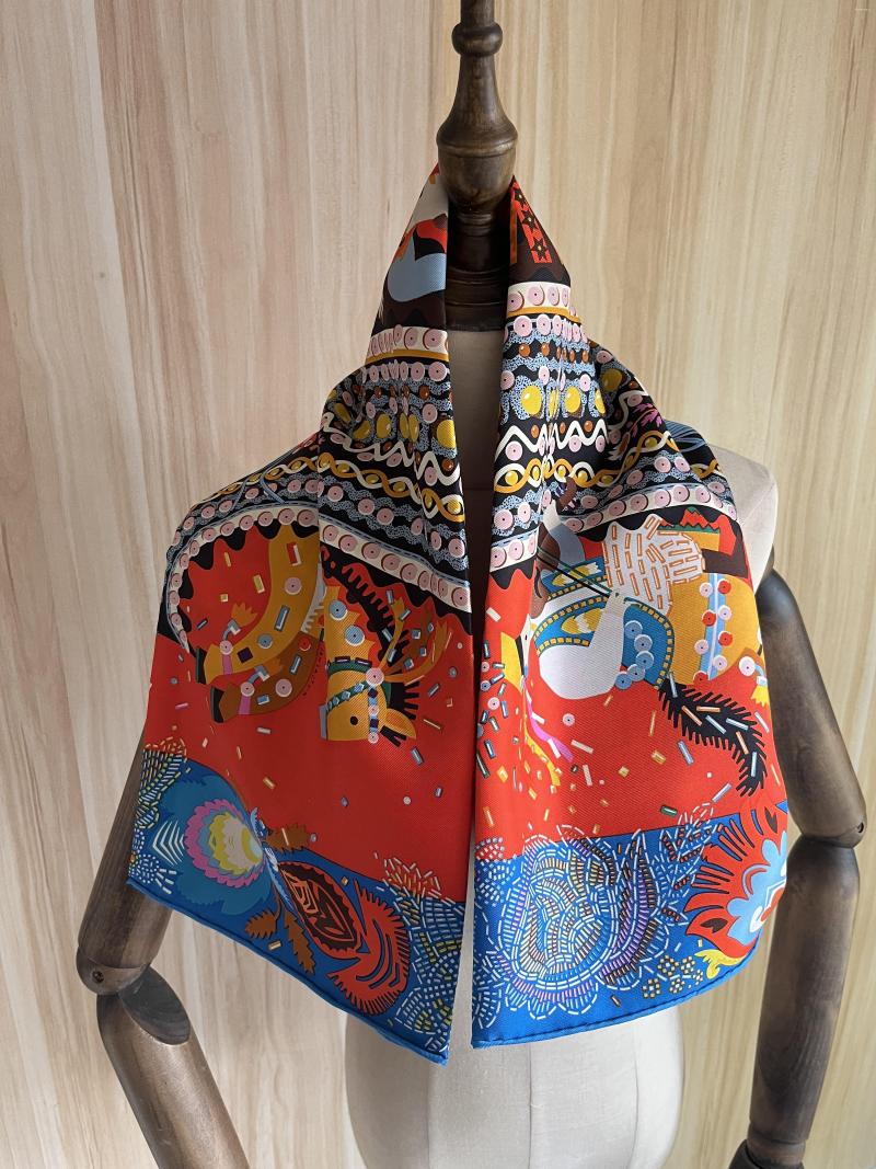Scarves 2023 Arrival Fashion Brand Red Silk Scarf 90 Cm Square Shawl Twill Wrap For Women Lady Hijab
Scarves 2023 Arrival Fashion Brand Red Silk Scarf 90 Cm Square Shawl Twill Wrap For Women Lady Hijab