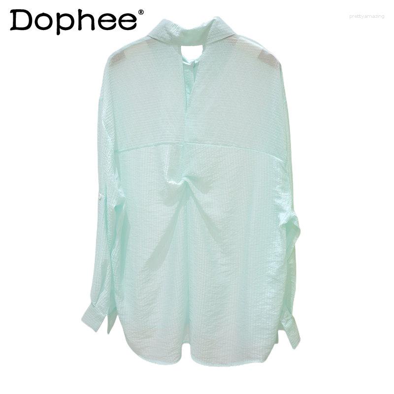 Women's Blouses Rolled Sleeves Backless Fashion Blusas 2023 Summer Loose Slimming Front Short Back Long Stripes Sleeve Thin Shirt Women, Orange
Women's Blouses Rolled Sleeves Backless Fashion Blusas 2023 Summer Loose Slimming Front Short Back Long Stripes Sleeve Thin Shirt Women, Orange