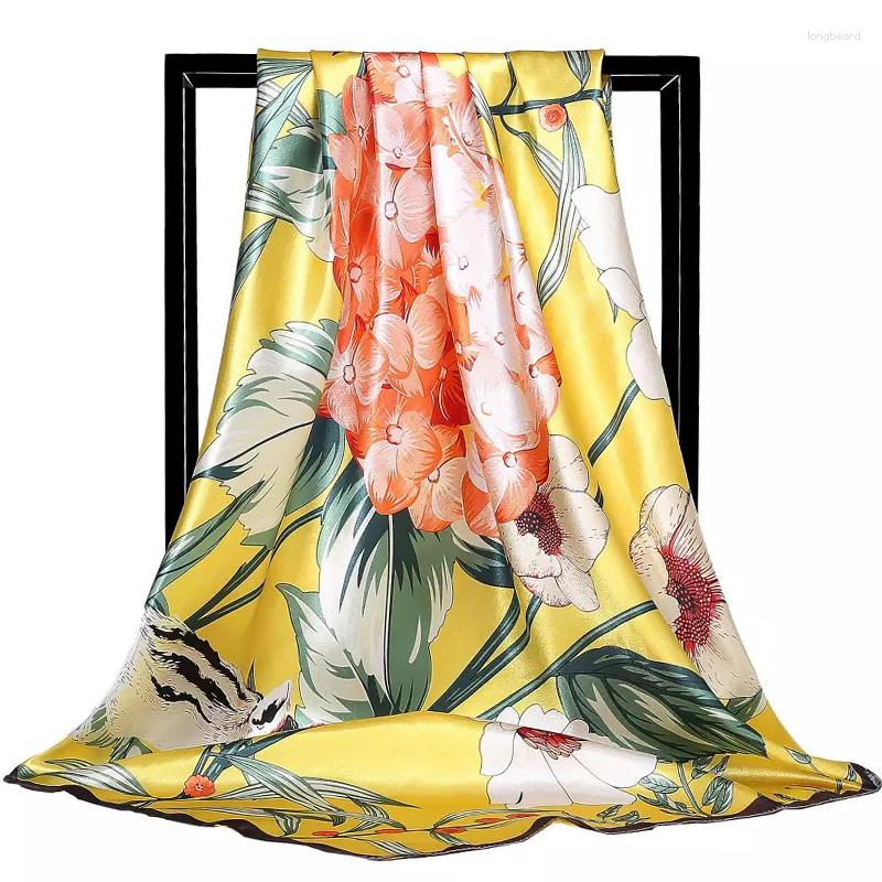 Scarves 2023 Four Seasons Shawls Fashion Beach Sunscreen Silk Luxury Travel 90X90CM Kerchief Print Square Bandannas
Scarves 2023 Four Seasons Shawls Fashion Beach Sunscreen Silk Luxury Travel 90X90CM Kerchief Print Square Bandannas
