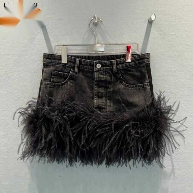Waist High Skirts LXUNYI Denim Skirt Women Fashion Vintage Sexy Feather Patchwork Mini Short Jean Skirts Ladies Runway Mini Skirt, Black
Waist High Skirts LXUNYI Denim Skirt Women Fashion Vintage Sexy Feather Patchwork Mini Short Jean Skirts Ladies Runway Mini Skirt, Black