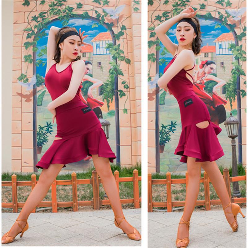 Stage Wear Red Split Latin Dance Dresses For Women Tango Dress Sexy Backless Clothes Dancing Black Dancewear
Stage Wear Red Split Latin Dance Dresses For Women Tango Dress Sexy Backless Clothes Dancing Black Dancewear