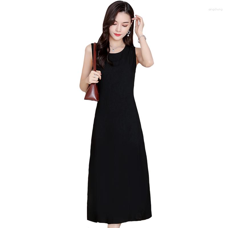 Casual Dresses 8 Colors Sleeveless Vintage Summer Dress Women Solid Color O-Neck Elegant Sundress Black Long, Blue
Casual Dresses 8 Colors Sleeveless Vintage Summer Dress Women Solid Color O-Neck Elegant Sundress Black Long, Blue