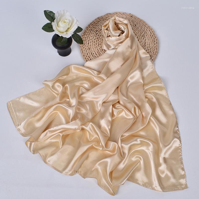 Scarves Fashion Silk Women Satin Neckerchief Hijab Scarf Plain Square Shawls Muslim Women's Headscarf Islamic Female Headwraps
Scarves Fashion Silk Women Satin Neckerchief Hijab Scarf Plain Square Shawls Muslim Women's Headscarf Islamic Female Headwraps