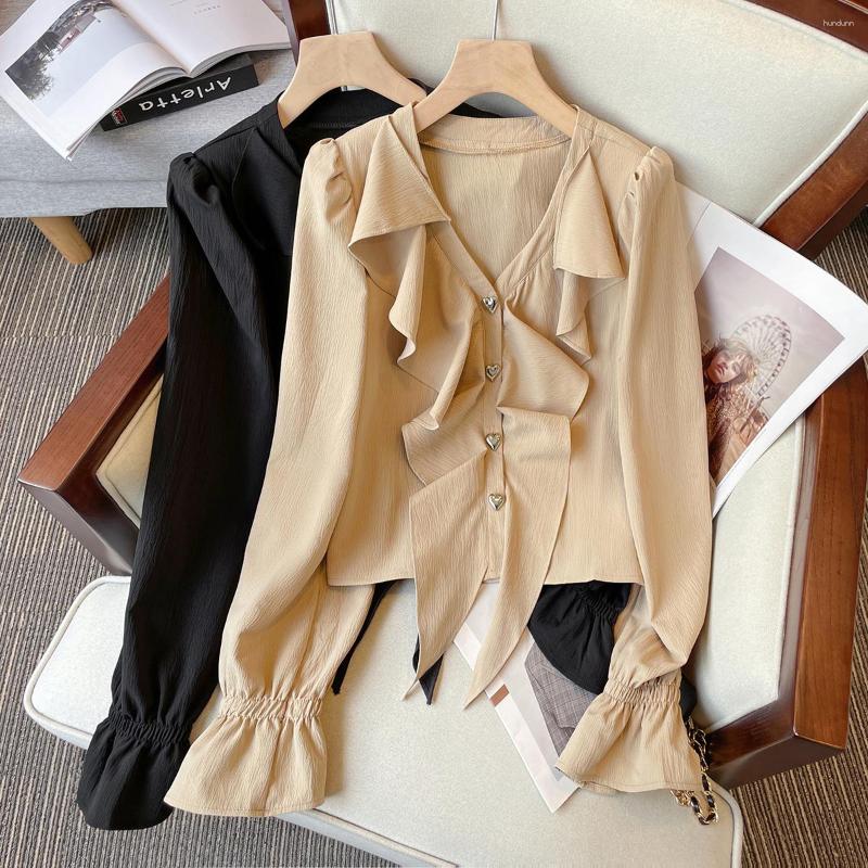 Women's Blouses SuperAen Women 2023 Spring Summer Clothes Korean Style Loose Long-sleeved Shirt Tops, Khaki
Women's Blouses SuperAen Women 2023 Spring Summer Clothes Korean Style Loose Long-sleeved Shirt Tops, Khaki