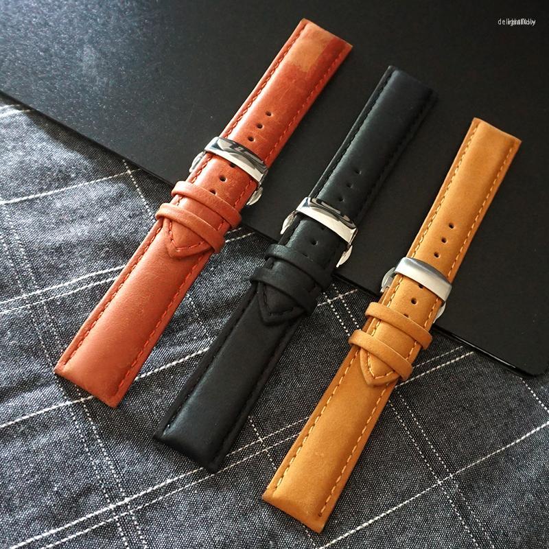 Watch Bands Premium Quality Plain Weave Genuine Leather Watchband 20mm 22mm Double Press Butterfly Buckle Strap Accessories For Men Women
Watch Bands Premium Quality Plain Weave Genuine Leather Watchband 20mm 22mm Double Press Butterfly Buckle Strap Accessories For Men Women