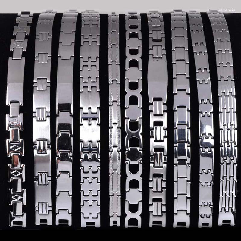 Link Bracelets Chain 12pcs Stainless Steel Bracelet Womens Mens Wristband Silver Charm Cuff Bangles Fashion Jewelry WholesaleLinkLink Raym22
Link Bracelets Chain 12pcs Stainless Steel Bracelet Womens Mens Wristband Silver Charm Cuff Bangles Fashion Jewelry WholesaleLinkLink Raym22