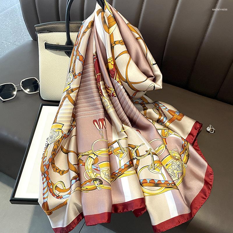 Scarves 2023 Silk Scarf Women Large Shawls Pashmina Hijab Foulard Echarpe Design Print Lady Beach Stole Head
Scarves 2023 Silk Scarf Women Large Shawls Pashmina Hijab Foulard Echarpe Design Print Lady Beach Stole Head