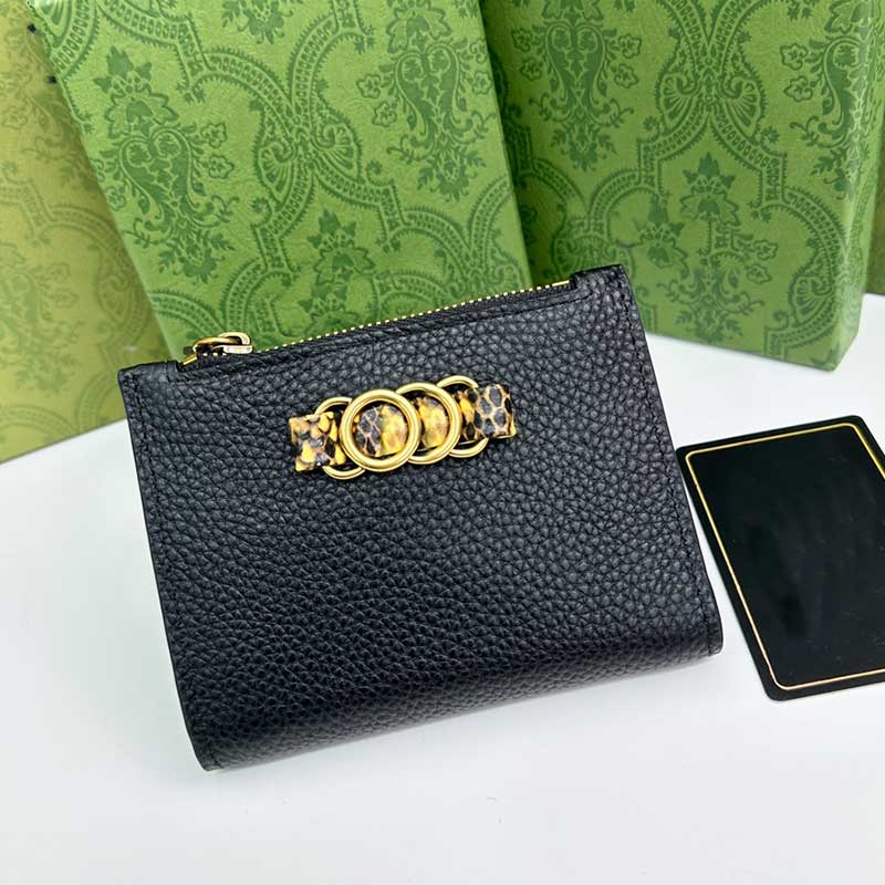 Women designer wallet Luxury card holder high quality genuine leather small bag ladies business credit cardholder with zipper coin purse, Black
Women designer wallet Luxury card holder high quality genuine leather small bag ladies business credit cardholder with zipper coin purse, Black