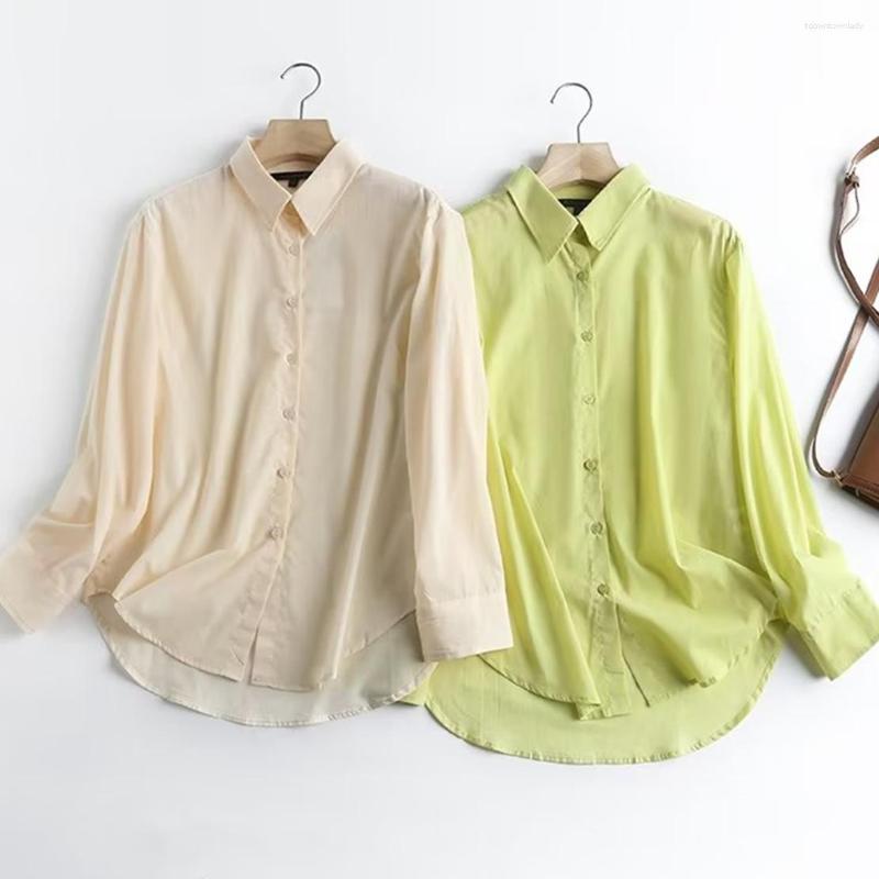 Women' Blouses Maxdutti Fashion Casual Washed Cotton Blouse Women Long Sleeve Shirt Ladys Solid SimpleTops 2023 Spring, Beige
Women' Blouses Maxdutti Fashion Casual Washed Cotton Blouse Women Long Sleeve Shirt Ladys Solid SimpleTops 2023 Spring, Beige