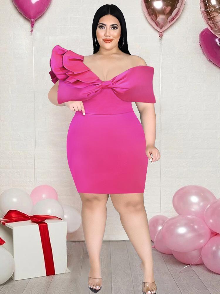 Plus Size Dresses Fashion Dress Large Women's Sexy One Shoulder Ruffle Fat Mm Tight Hip DressPlus, Pure
Plus Size Dresses Fashion Dress Large Women's Sexy One Shoulder Ruffle Fat Mm Tight Hip DressPlus, Pure