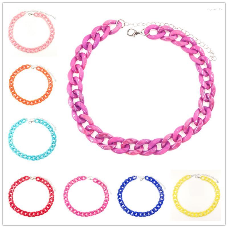 Pendant Necklaces Shine Acrylic Chain Necklace Colored Collar & Pendants For Women Men Boho Jewelry Gift Drop 
Pendant Necklaces Shine Acrylic Chain Necklace Colored Collar & Pendants For Women Men Boho Jewelry Gift Drop