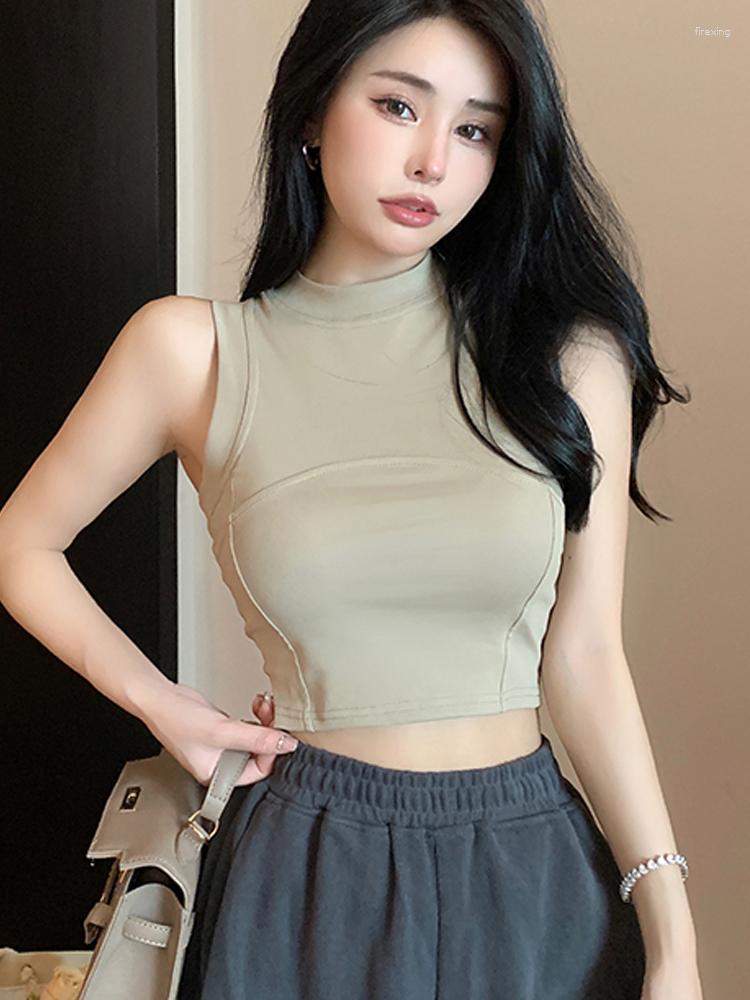Women's Tanks Fashion Women Solid Sleeveless Racerback Tank Tops Women's Summer Patchwork Short Slim Fit Stand Collar Vest Female, Black
Women's Tanks Fashion Women Solid Sleeveless Racerback Tank Tops Women's Summer Patchwork Short Slim Fit Stand Collar Vest Female, Black