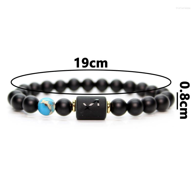 Link Bracelets Chain Man Crystal Jewellery Black Stone Beads 12constellation Couple Bracelet Men For Women Pulseras Moda Masculina Hombre Ra
Link Bracelets Chain Man Crystal Jewellery Black Stone Beads 12constellation Couple Bracelet Men For Women Pulseras Moda Masculina Hombre Ra