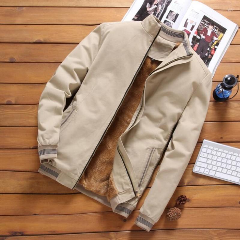 Men's Jackets Autumn Mens Casual Male Outwear Fleece Thick Warm Windbreaker Jacket Military Baseball Coats Clothing, Black
Men's Jackets Autumn Mens Casual Male Outwear Fleece Thick Warm Windbreaker Jacket Military Baseball Coats Clothing, Black