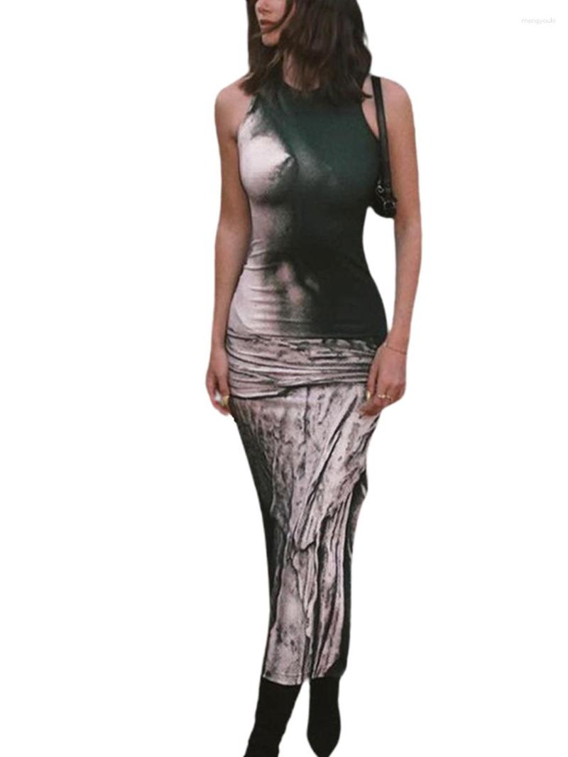Women' Tanks Women Long Bodycon Dress Fashion Print Crew Neck Sleeveless Tight Summer Side Slit Party, Black
Women' Tanks Women Long Bodycon Dress Fashion Print Crew Neck Sleeveless Tight Summer Side Slit Party, Black