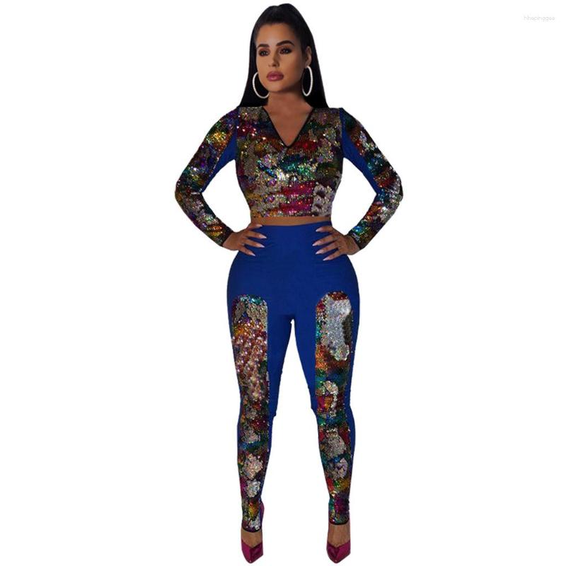 Women' Two Piece Pants Sexy Sequin Bodycon Set Women Clubwear Short Tops And Pencil High Waist Birthday Party Night Club Outfits Sets, Blue
Women' Two Piece Pants Sexy Sequin Bodycon Set Women Clubwear Short Tops And Pencil High Waist Birthday Party Night Club Outfits Sets, Blue