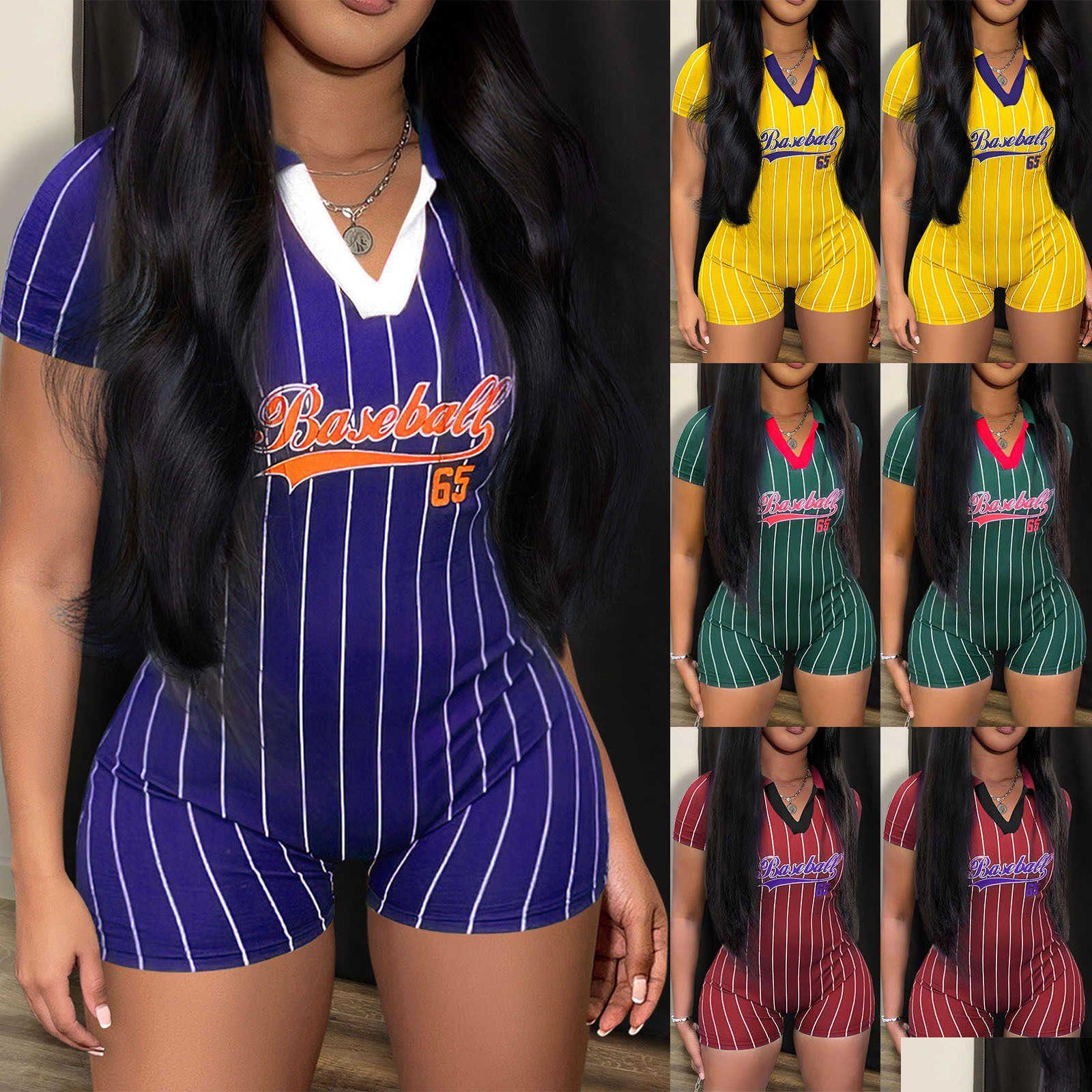 Women'S Jumpsuits Rompers Women Designers Clothes 2023 Clubwear Amp Vneck Blue Spring And Summer Baseball Fashion Print Bodysuit D Dha8Y, Randomly send color
Women'S Jumpsuits Rompers Women Designers Clothes 2023 Clubwear Amp Vneck Blue Spring And Summer Baseball Fashion Print Bodysuit D Dha8Y, Randomly send color