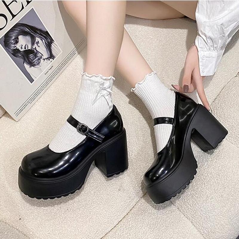 Dress Shoes Platform Women Pumps Mary Jane Fashion Lady Super High Heels Buckle Strap Ladies Goth Thick Heeled Party Black
Dress Shoes Platform Women Pumps Mary Jane Fashion Lady Super High Heels Buckle Strap Ladies Goth Thick Heeled Party Black