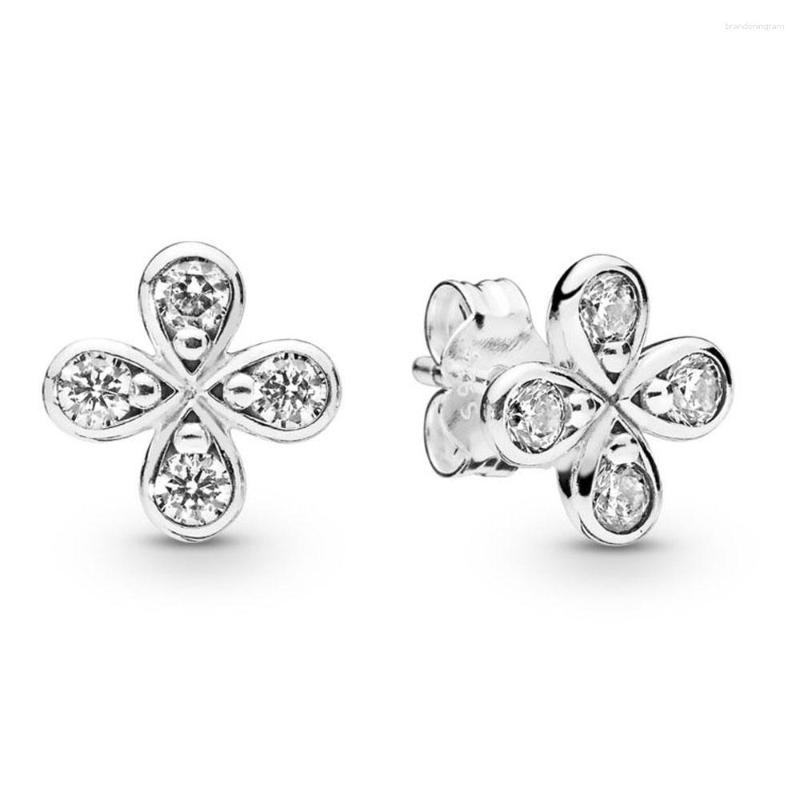 Stud Earrings Authentic 925 Sterling Silver Four-Petal Flowers Fashion For Women Gift DIY Jewelry
Stud Earrings Authentic 925 Sterling Silver Four-Petal Flowers Fashion For Women Gift DIY Jewelry