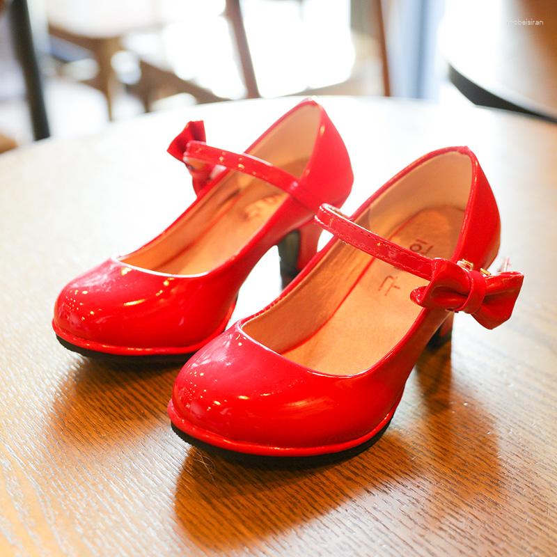 Flat Shoes Girls Leather Autumn Bowtie Sandals High Heels Princess Sweet For Children, Red
Flat Shoes Girls Leather Autumn Bowtie Sandals High Heels Princess Sweet For Children, Red
