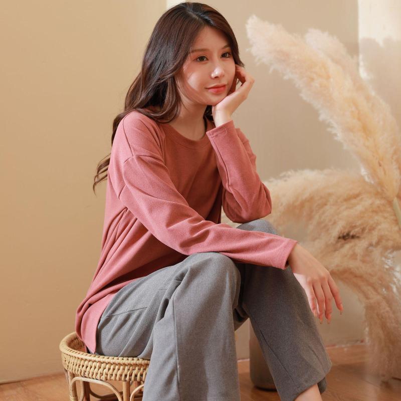 Women's Sleepwear 2023 Warm Home Clothes Women's Pajama Set 2Pcs Suit Lady Female Nightwear Sleeping Wear Nightgown, Dark coffee
Women's Sleepwear 2023 Warm Home Clothes Women's Pajama Set 2Pcs Suit Lady Female Nightwear Sleeping Wear Nightgown, Dark coffee