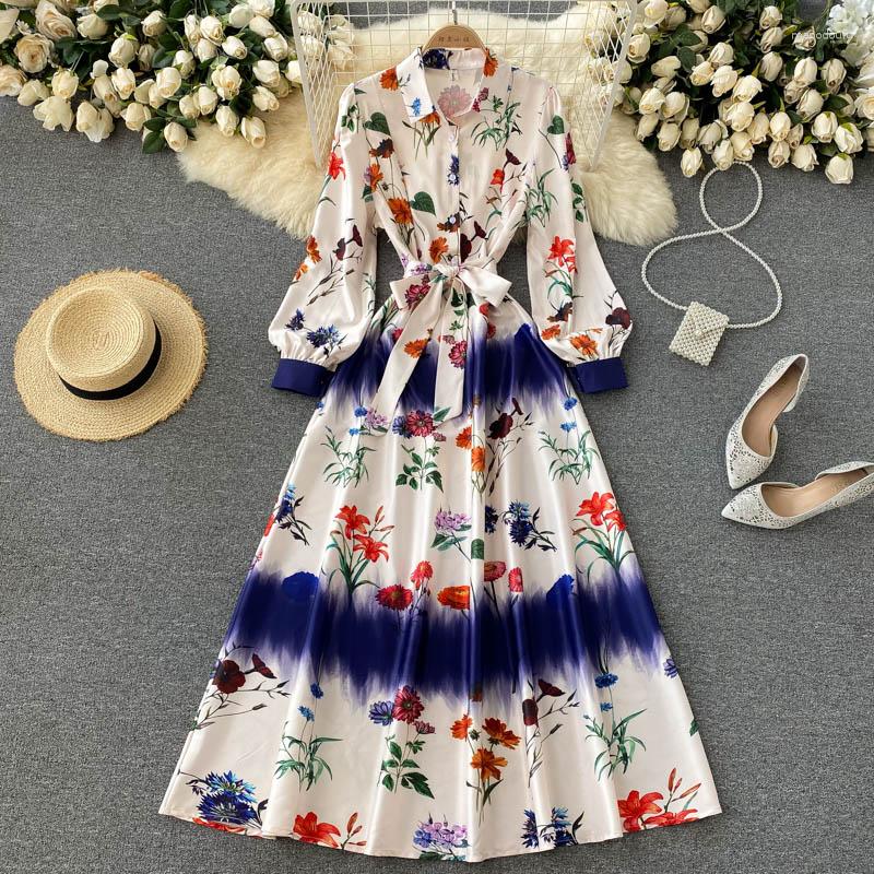 Casual Dresses Autumn Vintage Long Party Puff Sleeve Fashion Beach Colorful Women's Wrist Flower Print Elegant Maxi Dress 2023, The picture color
Casual Dresses Autumn Vintage Long Party Puff Sleeve Fashion Beach Colorful Women's Wrist Flower Print Elegant Maxi Dress 2023, The picture color