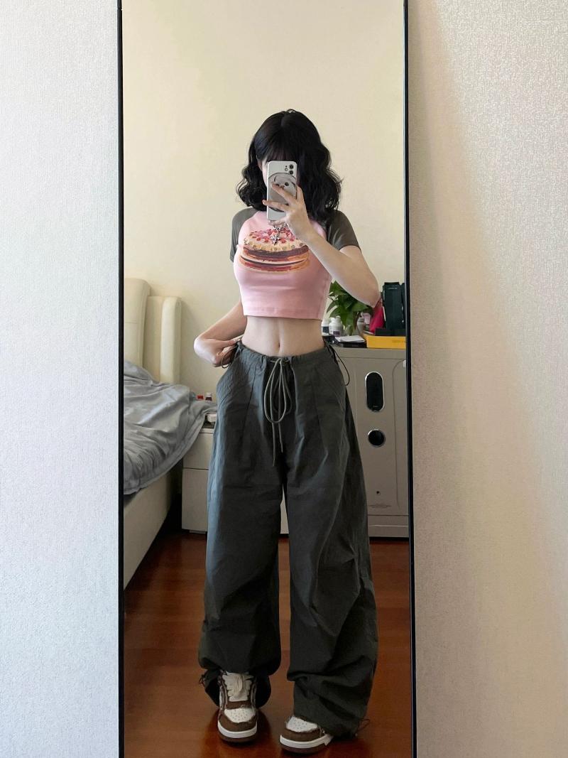 Women's T Shirts American Retro Raglan Short Sleeve Women Shirt Summer High Waist Slim Y2K Contrast Color Cartoon Graphic Print Crop Top, Pink
Women's T Shirts American Retro Raglan Short Sleeve Women Shirt Summer High Waist Slim Y2K Contrast Color Cartoon Graphic Print Crop Top, Pink