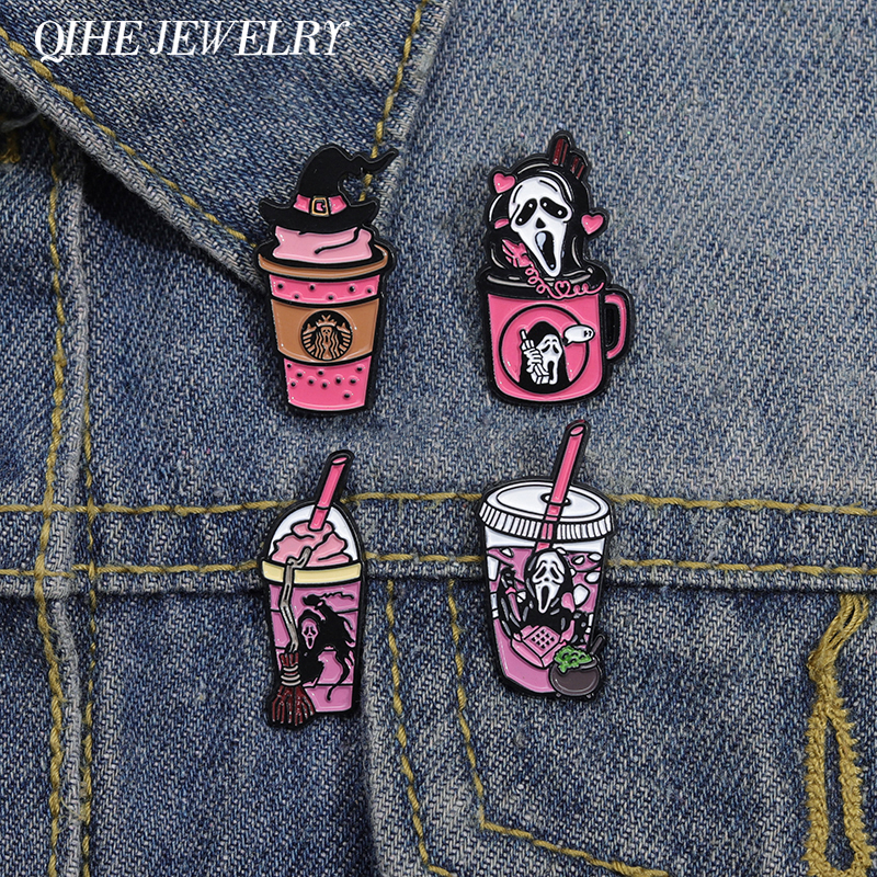 Halloween Enamel Pins Ghost Face Punk Terror Wholesale Horror Gothic Accessories Backpack Hat Men Women Jewelry Gifts
Halloween Enamel Pins Ghost Face Punk Terror Wholesale Horror Gothic Accessories Backpack Hat Men Women Jewelry Gifts