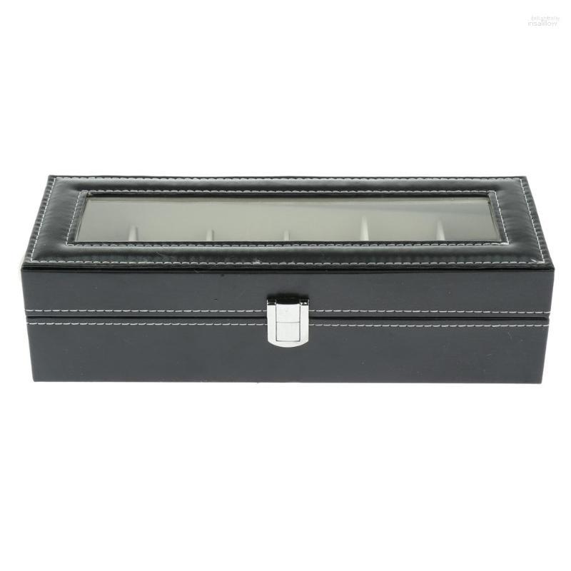 Watch Boxes Large 6 Slot Display Case Box Jewelry Bracelet Storage With Clear Top For Shop Store
Watch Boxes Large 6 Slot Display Case Box Jewelry Bracelet Storage With Clear Top For Shop Store