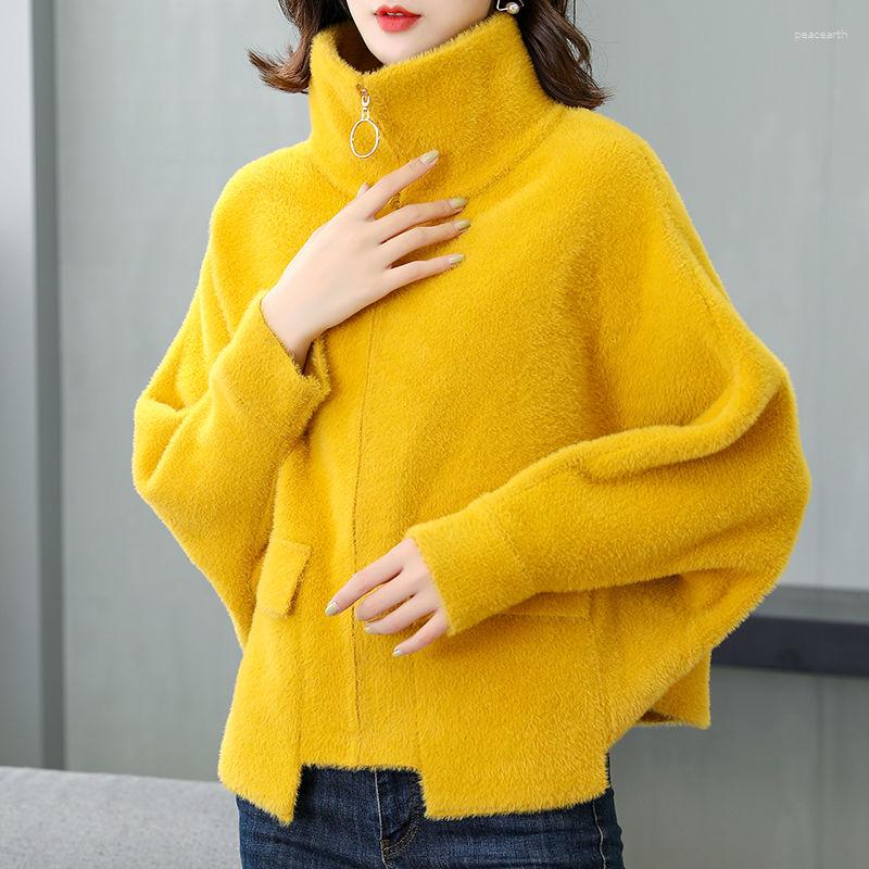 Women's Knits Women 2023 Spring Autumn Imitation Mink Knitted Tops Female Batwing Sleeve Casual Loose Sweater Coat Fashion Cardigans G69, Red
Women's Knits Women 2023 Spring Autumn Imitation Mink Knitted Tops Female Batwing Sleeve Casual Loose Sweater Coat Fashion Cardigans G69, Red