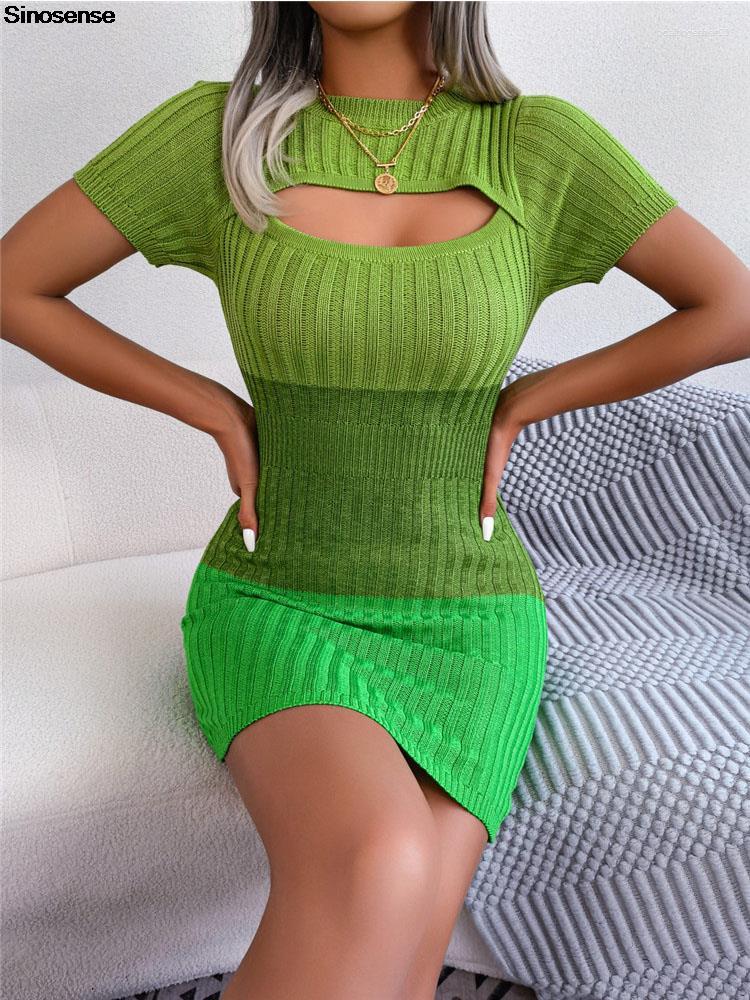Casual Dresses Women's Gradient Bodycon Mini Dress Sexy Cut Out Crewneck Short Sleeve Slim Ribbed Y2K Night Club Party Pencil, Knitted dress 02
Casual Dresses Women's Gradient Bodycon Mini Dress Sexy Cut Out Crewneck Short Sleeve Slim Ribbed Y2K Night Club Party Pencil, Knitted dress 02