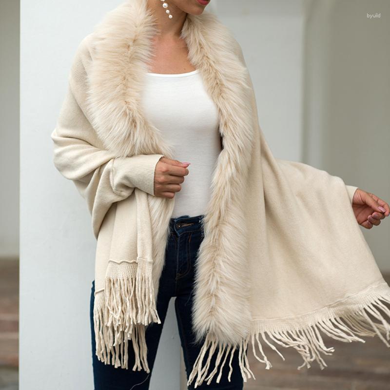 Scarves Fur Collar Winter Shawls And Wraps Bohemian Fringe Oversized Womens Ponchos Capes Batwing Sleeve Cardigan
Scarves Fur Collar Winter Shawls And Wraps Bohemian Fringe Oversized Womens Ponchos Capes Batwing Sleeve Cardigan