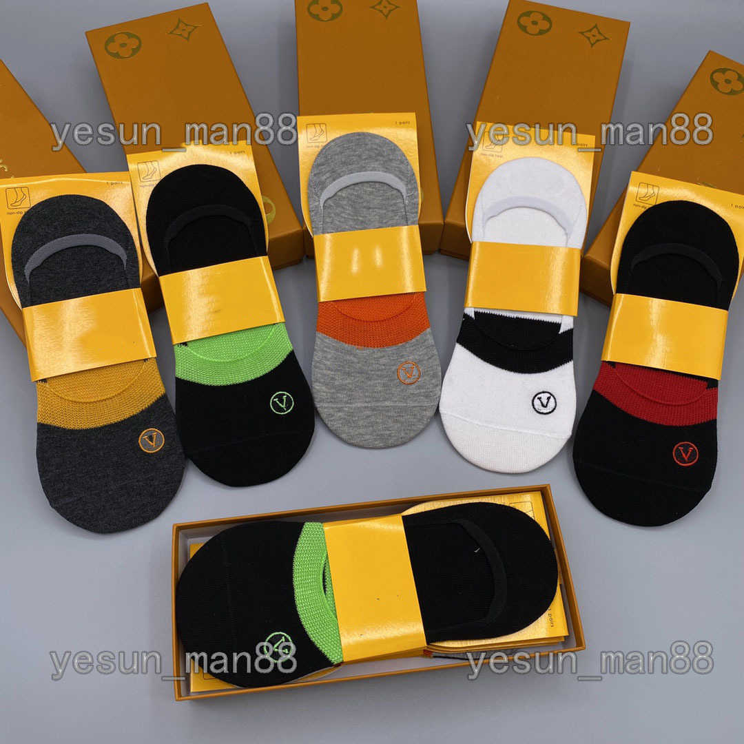 Designer Luxury Louiseitys Short Socks Fashion Mens And Womens Casual Cotton Breathable 5 Pairs Sock With Box 0624
Designer Luxury Louiseitys Short Socks Fashion Mens And Womens Casual Cotton Breathable 5 Pairs Sock With Box 0624