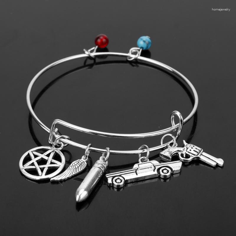 Link Bracelets MQCHUN Movie Jewelry Supernatural Inspired Adjustable Bracelet Charm Bangle Tone Charms -25
Link Bracelets MQCHUN Movie Jewelry Supernatural Inspired Adjustable Bracelet Charm Bangle Tone Charms -25