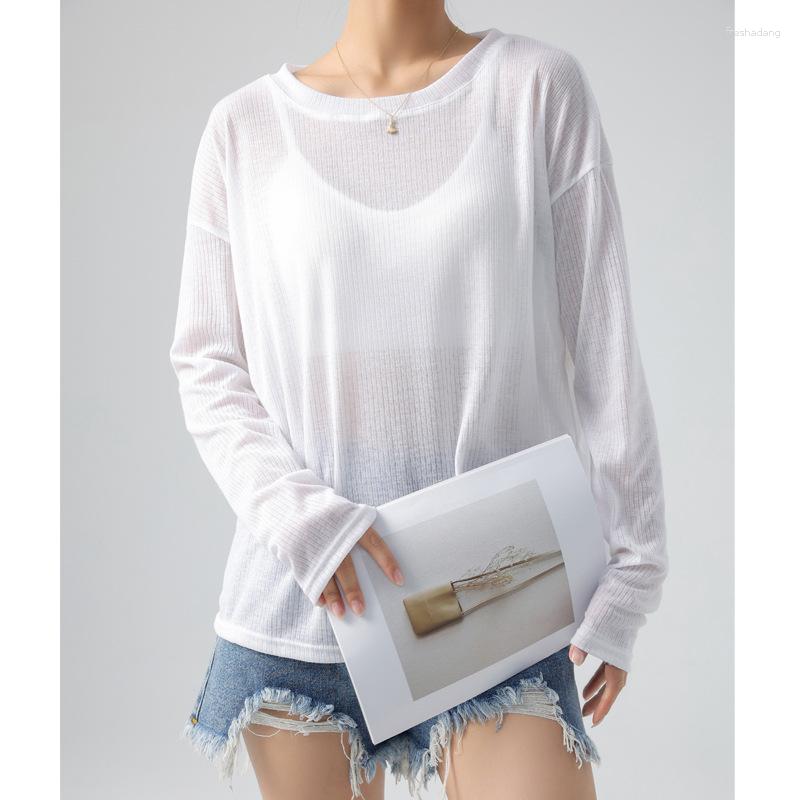 Women's T Shirts Summer Beach Women's T-Shirts Solid Color Full Sleeve Korea Stylish Loose Casual Sun Protection Cover Up Top Cool, Black
Women's T Shirts Summer Beach Women's T-Shirts Solid Color Full Sleeve Korea Stylish Loose Casual Sun Protection Cover Up Top Cool, Black