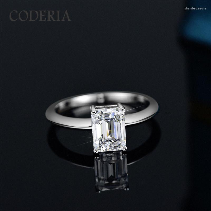 Cluster Rings Certified Emerald Cut 2ct Moissanite Ring Brilliant D Color VVS1 Lab Diamond Wedding Engagement Luxury Jewelry Gift
Cluster Rings Certified Emerald Cut 2ct Moissanite Ring Brilliant D Color VVS1 Lab Diamond Wedding Engagement Luxury Jewelry Gift