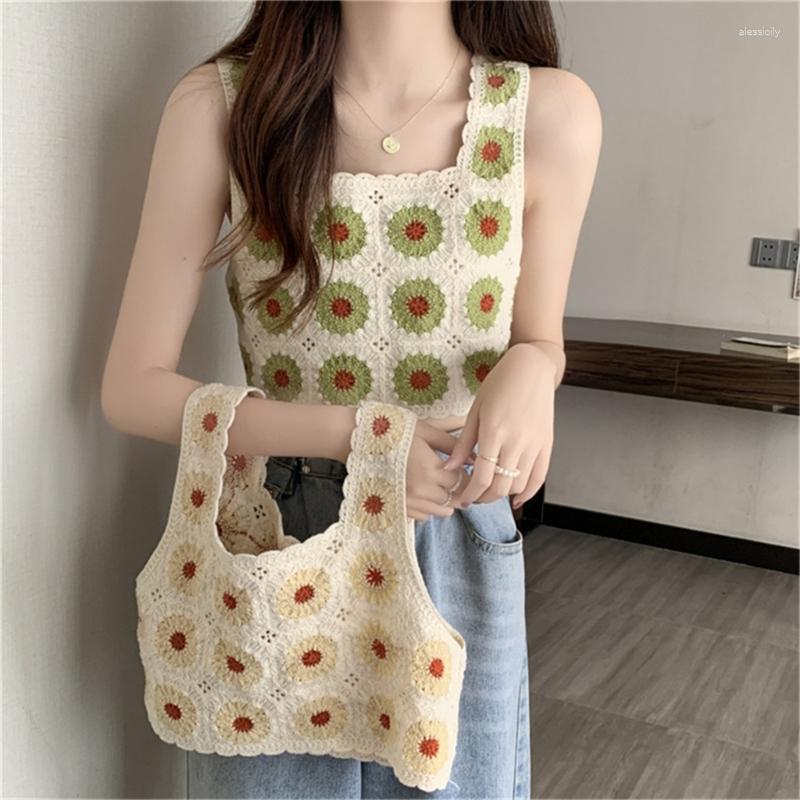 Women's Tanks Travel Daisy Pattern Woman Hollow Out Crochet Knit Sleeveless Crop Top Spaghetti Strap Seaside Sweater Vest, Apricot
Women's Tanks Travel Daisy Pattern Woman Hollow Out Crochet Knit Sleeveless Crop Top Spaghetti Strap Seaside Sweater Vest, Apricot