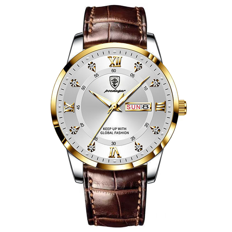 Fashion Luxury Men's Watch watches high quality Quartz-Bettery Watch Waterproof Stainless Steel Calendar Weeke, C1
Fashion Luxury Men's Watch watches high quality Quartz-Bettery Watch Waterproof Stainless Steel Calendar Weeke, C1